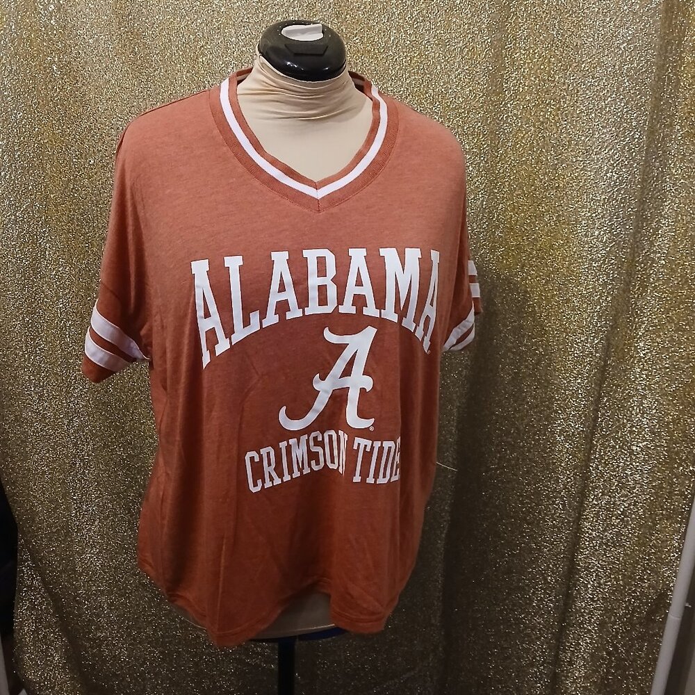 NCAA Alabama Crimson Tide Oversized Cropped T-Shirt